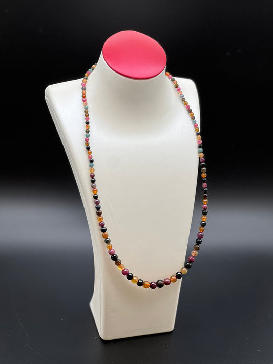 Tourmaline Skinny Beads Necklace