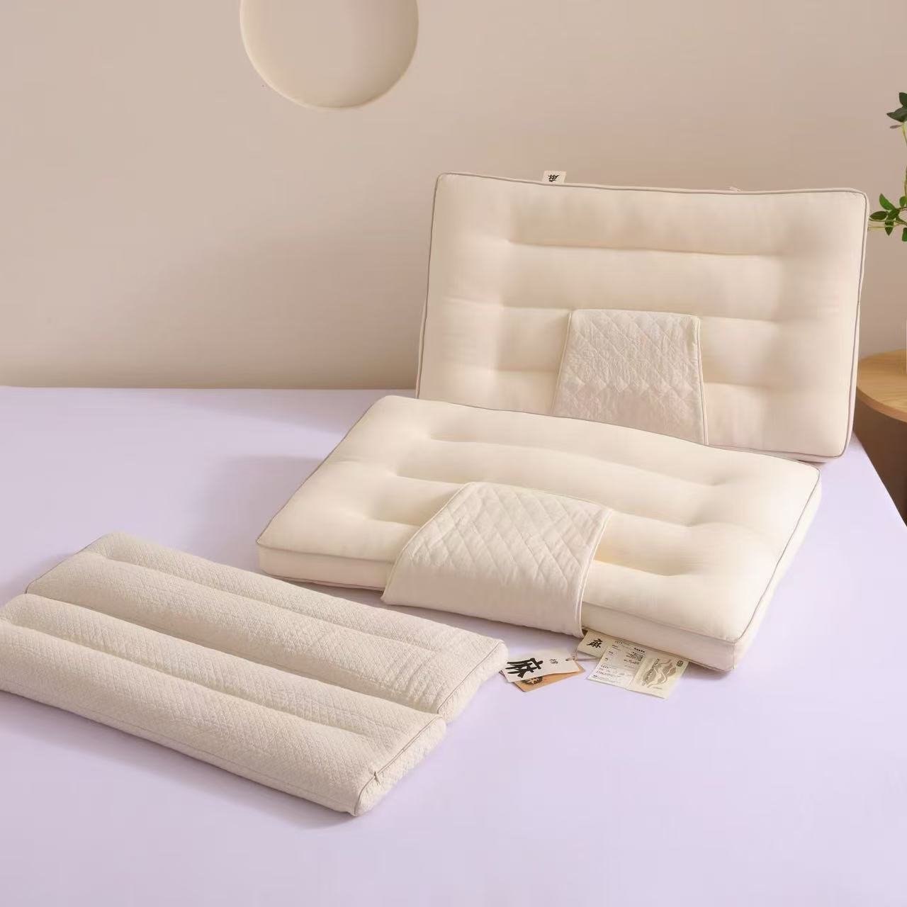 Natural Hemp & Buckwheat Pillow