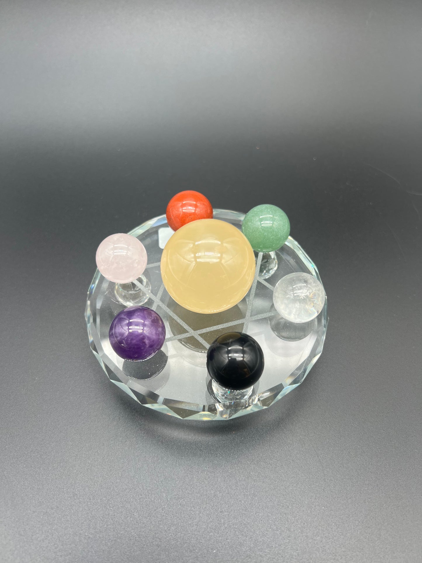 Chakra Crystal Ball Star Set
