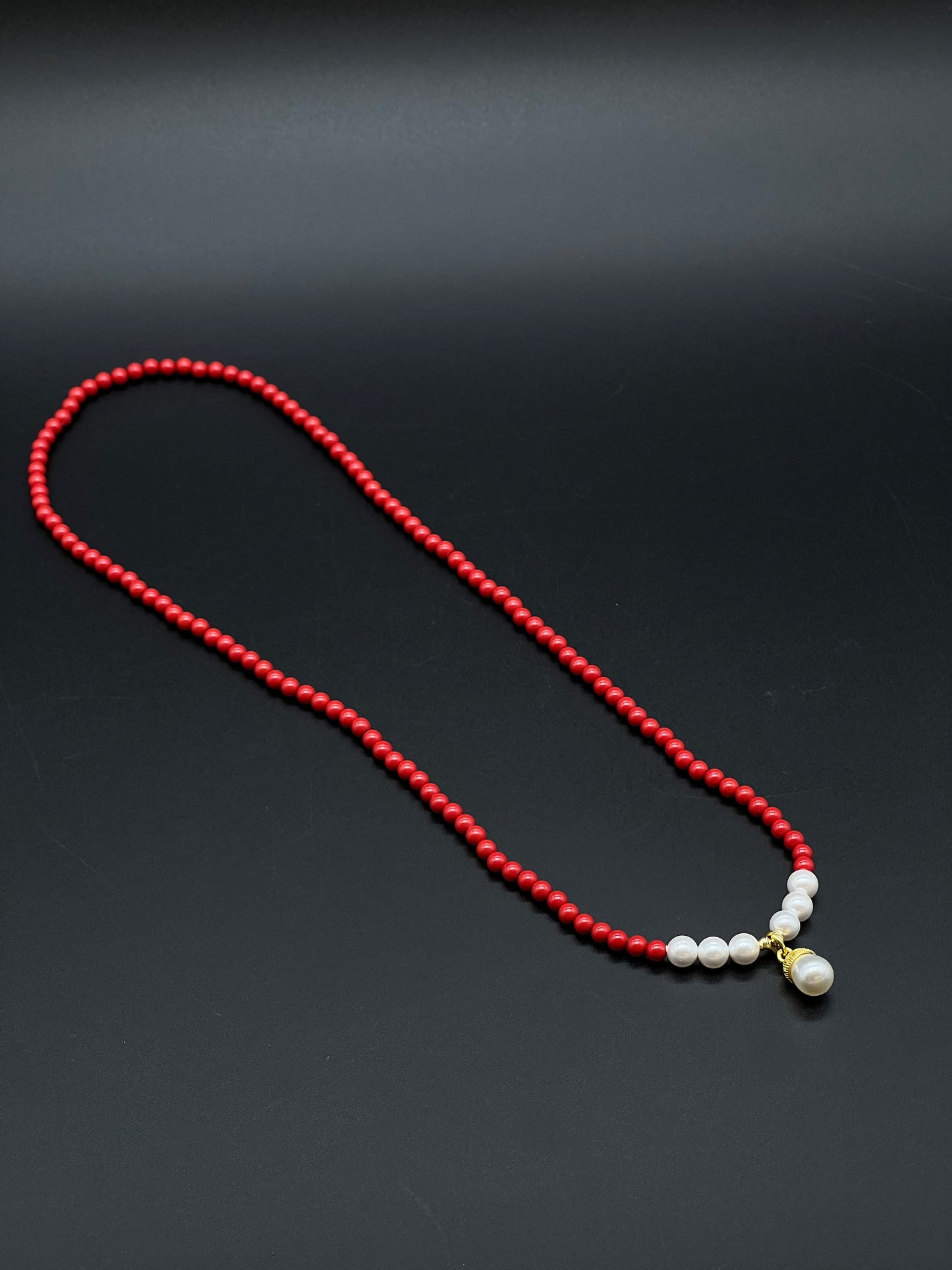 Cinnabar Pearl Necklace