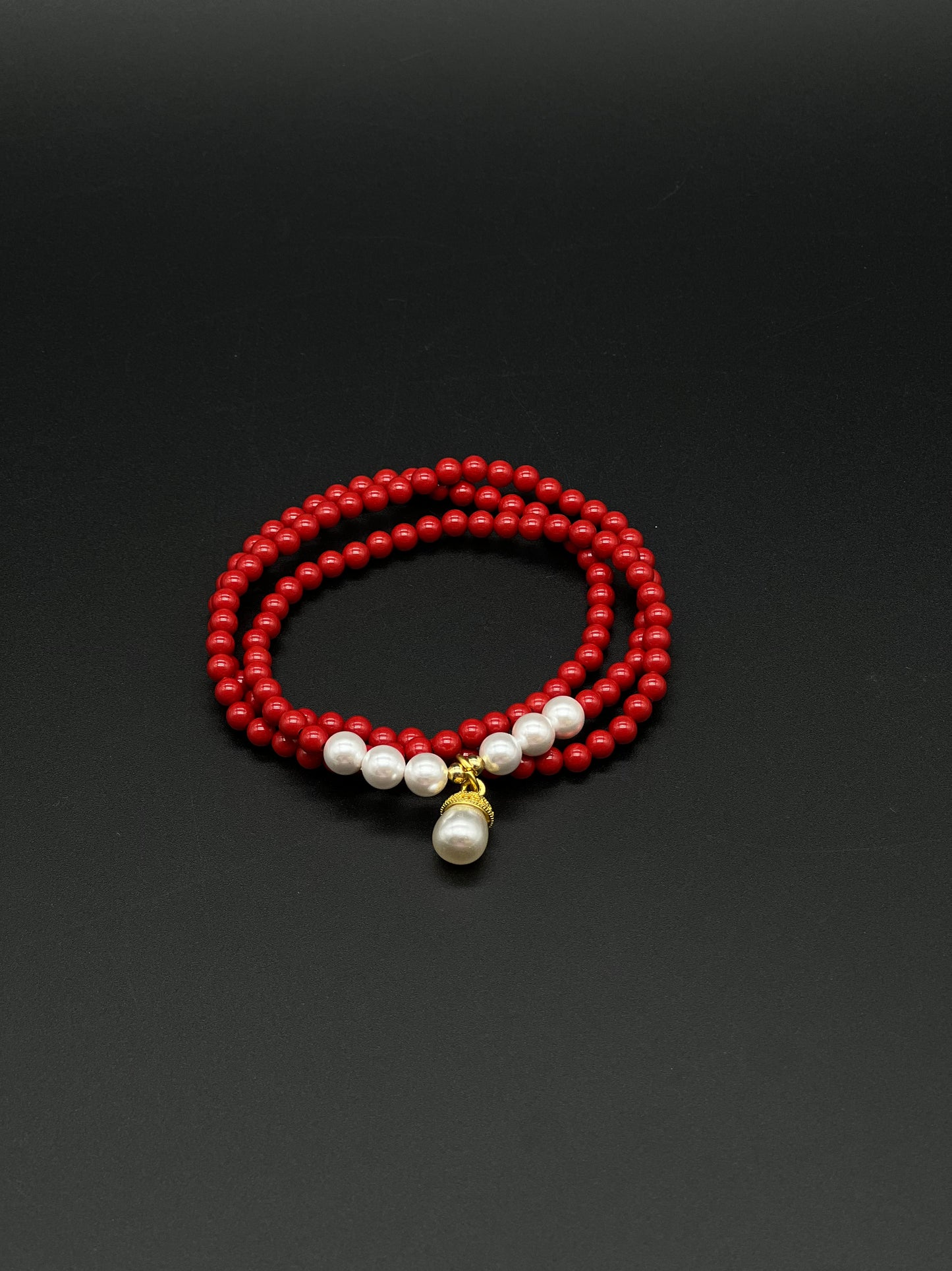 Cinnabar Pearl Necklace