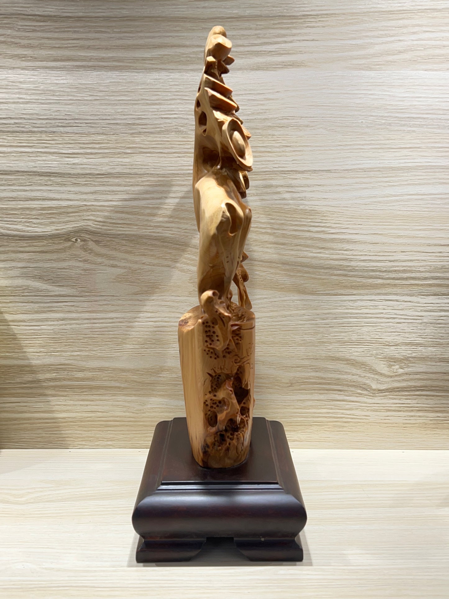 Thuja Wood Money Tree Carving