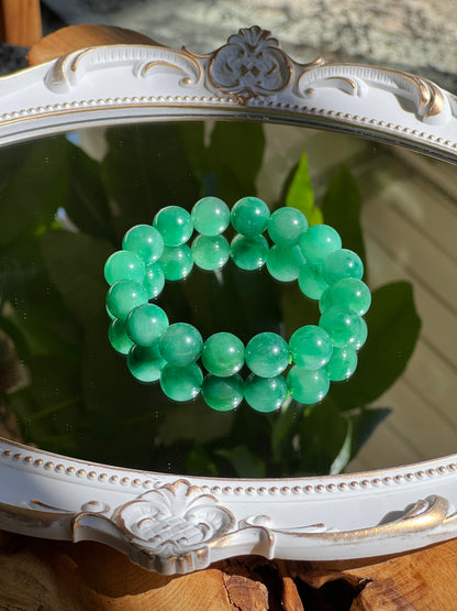African Green Jade Crystal Bracelet