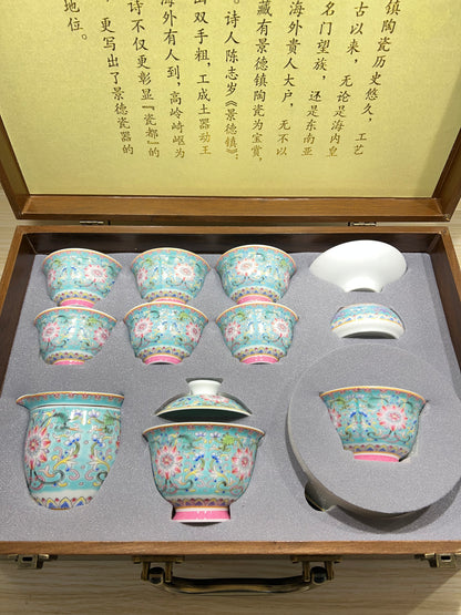 Imperial Falangcai Enamel Teapot