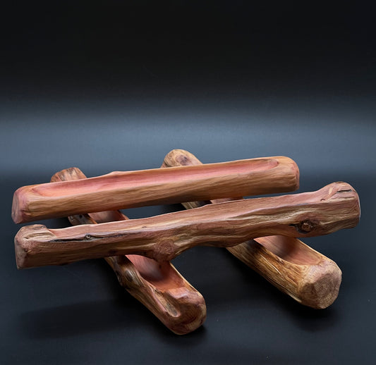 Natural Wood Incense Stick Holder