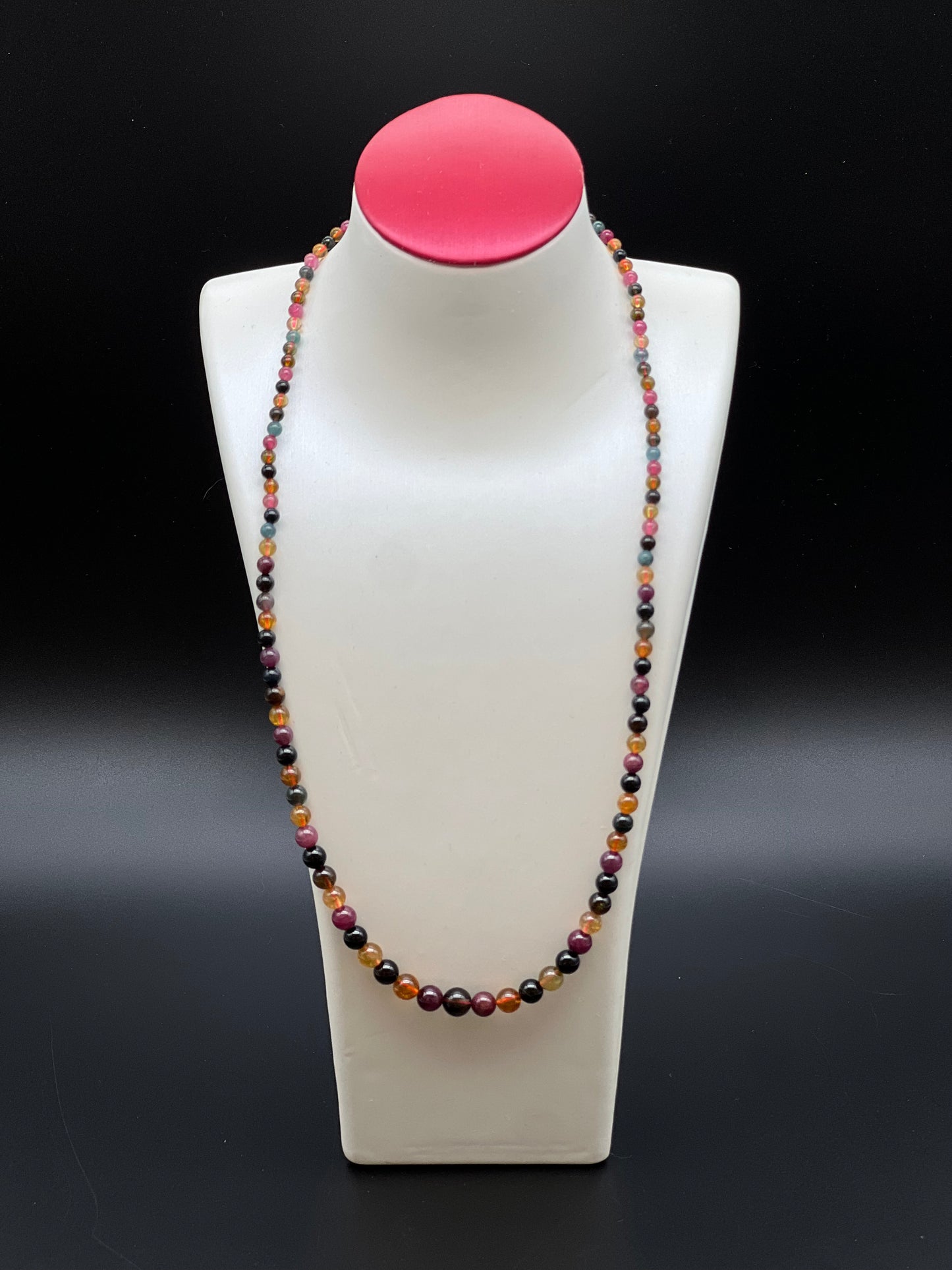 Tourmaline Skinny Beads Necklace