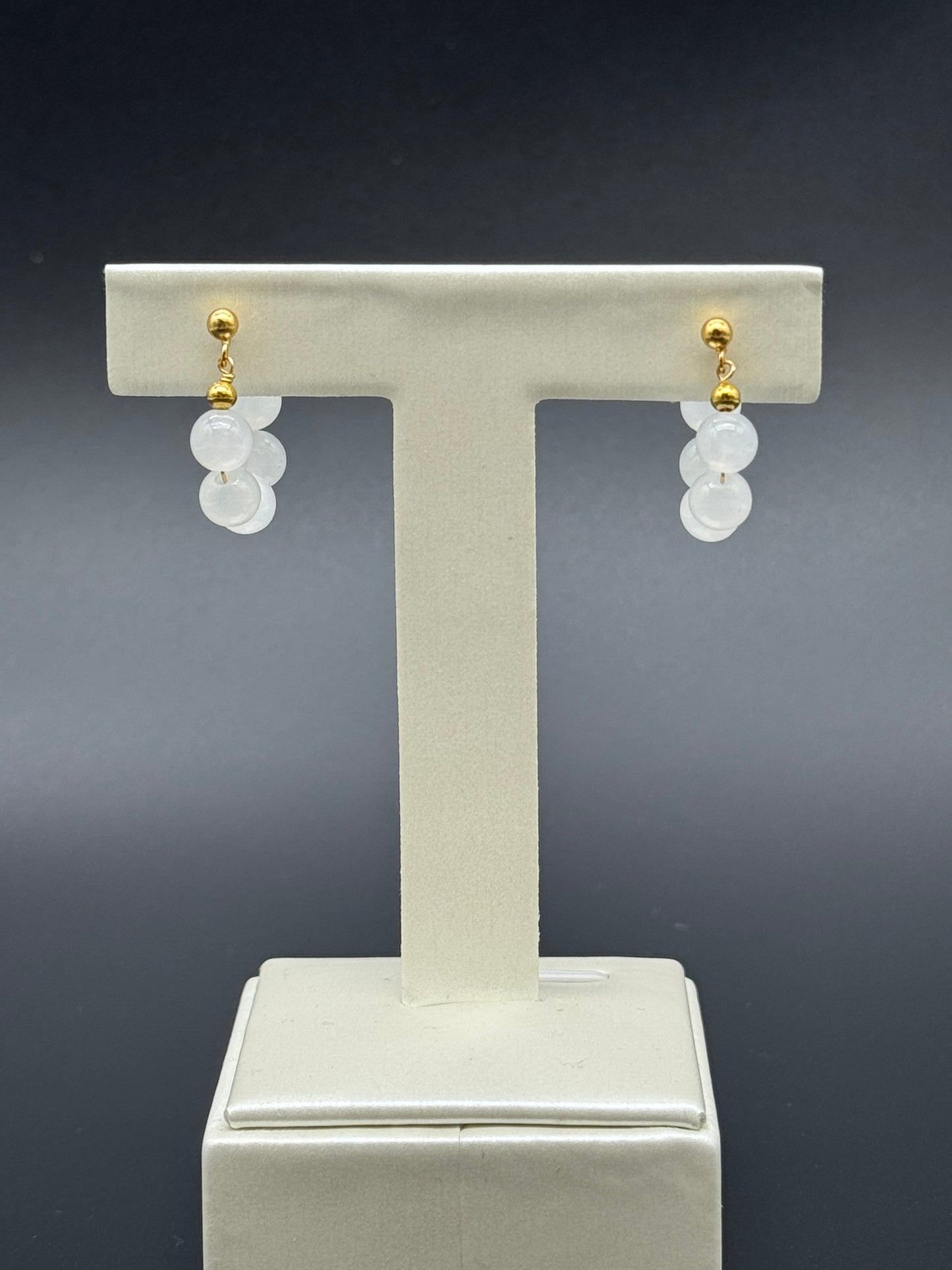 Hetian Jade Hoop Earrings